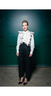 Мария Шалаева на показе Lakbi Fall 2019 Ready-to-Wear